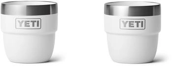 Yeti Rambler 4 oz (118 ml) Stapelbare Tasse 2 Stk. wei&szlig;