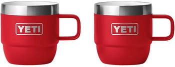 Yeti Rambler 6 oz (177 ml) Stapelbare Tasse rot