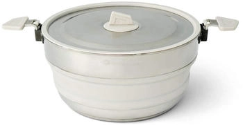 Sea to Summit Detour Stainless Steel Collapsible Pot moonstruck grey