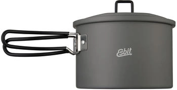 Esbit Runder Aluminiumtopf mit Deckelaufhängung 1,6L