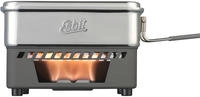 Esbit Trockenbrennstoff-Kochset, 1100 ml, Edelstahl - Taschenkocher hellgrau