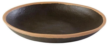 APS Crocker Teller, terracotta/schwarz, 20,5cm