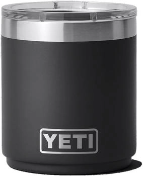 Yeticool Rambler 10oz 2.0 Lowball Isolierbecher (296ml, schwarz)