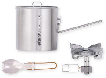 GSI Glacier Stainless Explorer Kochgeschirr (silber)