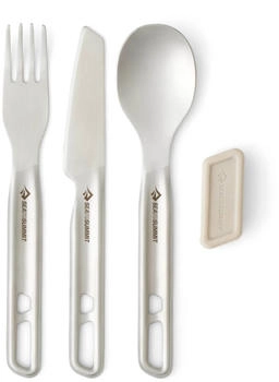 Sea to Summit Detour Stainless Steel Cutlery Set stainless steel grey