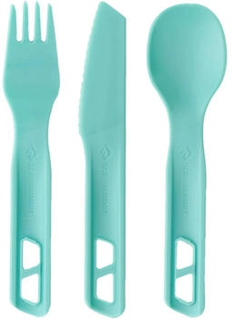 Sea to Summit Passage Cutlery Set 3 Piece aqua sea blue