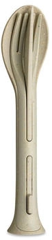 Koziol Klikk Pocket Besteck-Set 3-teilig nature desert sand