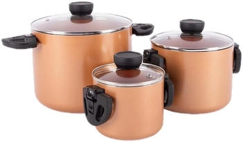 Bo-Camp Slauson Topfset - 3-teilig - bronze