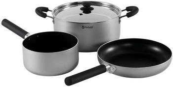 Outwell Feast L Kochset - Aluminium - silber