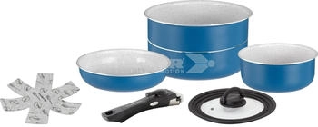 Brunner Outdoor Carezza Spacemaster Topf-Set - 22cm - blau