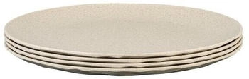 Koziol Club Organic Teller, Ø26cm, 4-teilig, sand