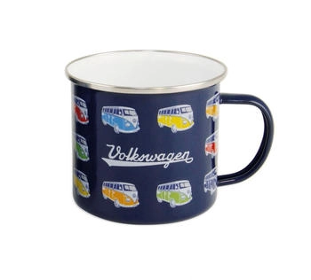 VW Collection Tasse, Emaille, 500ml, Parade blau