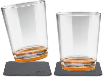 Silwy Magnet Trinkbecher, 250ml, 2er Set, orange Silwy Magnet Trinkbecher, 250ml, 2er Set, orange