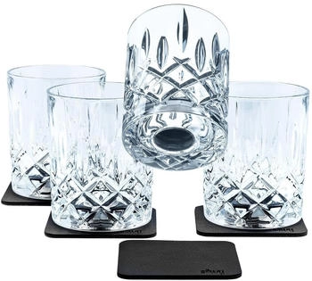 Silwy Nachtmann Magnet Whiskyglas, Kristallglas, 4er Set, 200ml, transparent Silwy Nachtmann Magnet Whiskyglas, Kristallglas, 4er Set, 200ml, transparent