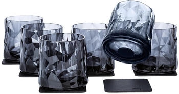 Silwy Magnet Tumbler, Kunststoff, 250ml, 6er Set, grau Silwy Magnet Tumbler, Kunststoff, 250ml, 6er Set, grau