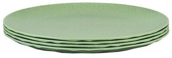 Koziol Club Organic Teller, Ø26cm, 4-teilig, grün
