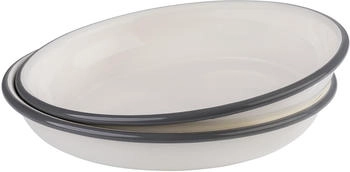 APS Emaille Teller, 2-teilig, Ø22cm