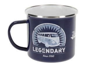 VW Collection Tasse, Emaille, 500ml, Legendary blau
