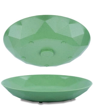 Silwy Magnet-Teller, Kunststoff, Ø24cm, 2-teilig, grün