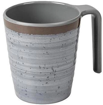 Bo-Camp Halo Tasse, 4er Set, 400ml, grau