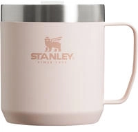 Stanley Campingbecher Stay-Hot Camp Mug 350 ml Rose Quartz - Isolierbecher von