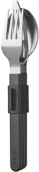Mepal Besteckset Silueta 3-teilig nordic black