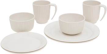 Outwell Delish Geschirr-Set 8-teilig sandstone