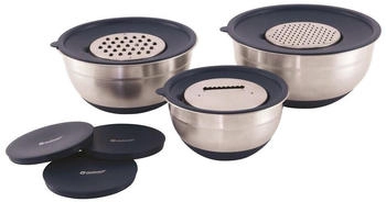 Outwell Chef Schüssel-Set mit Deckeln und Reiben