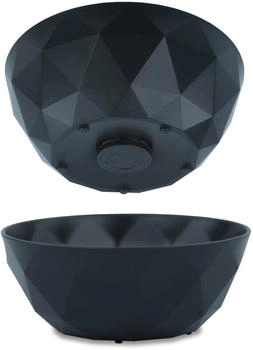 Silwy Super-Magnet Schüssel, Kunststoff, 500ml, 2-teilig, grau