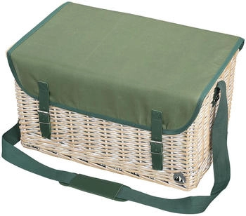 Cilio Picknick-Korb PONZA aus geflochtener Weide für 4 Personen mit Bambusdeckel (156850)