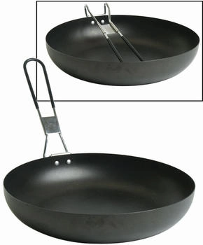 Mil Tec Camping Pfanne mit Klappstiel (14689500)