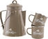 Robens Tongass Wasserkessel, Emaille, 2,1L, braun