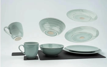 Silwy Magnet Porzellan-Geschirrset, 11-teilig, Cyan