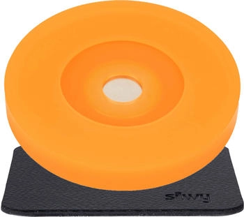 Silwy Überzug für Magnet-Stielgläser, orange, inkl. Pad