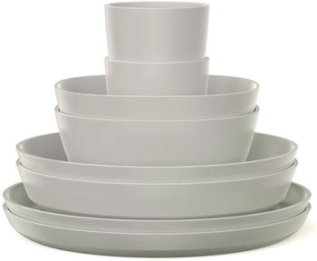 Mepal Silueta Geschirr-Promoset, 8-teilig, Nordic White