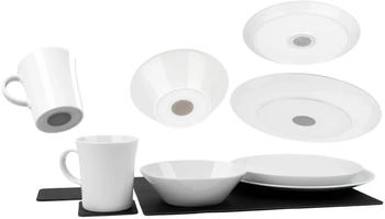 Silwy Magnet Porzellan-Geschirrset, 11-teilig, Classic