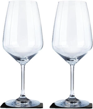 Silwy Magnet Rotweingläser, Kristallglas, 650ml, 2er-Set