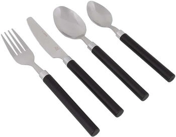 Bo-Camp Besteckset, 16-teilig, schwarz