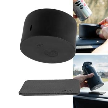 Silwy Magnet-Dosen & Flaschenhalter, inkl. Pad, universal, schwarz