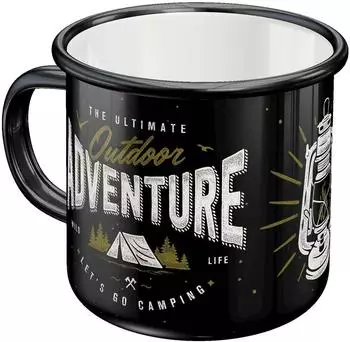 Nostalgic Art Emaille-Becher Outdoor Adventure (43223)