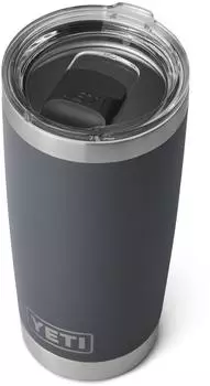 Yeticool Rambler Thermobecher 591ml Vakuumisoliert Edelstahl Charcoal (20 oz)