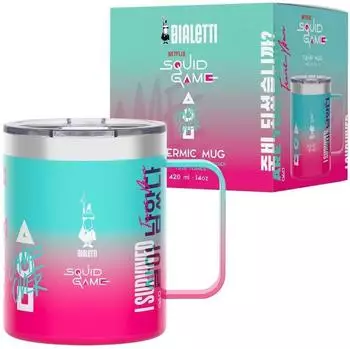 Bialetti Thermos Mug With Handle Squid Game 420ml