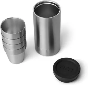 Yeti Rambler Schnapsgläser mit Tragetasche, Edelstahl, 50ml (70000003601)