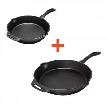 Petromax Guss Pfannen Set (FP-SET-25-30) schwarz