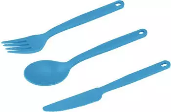 Sea to Summit Camp Cutlery Set 3Pc Cendre Blue