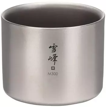 Snow Peak Ti-Double Stacking Mug M300 300 ml Titanium