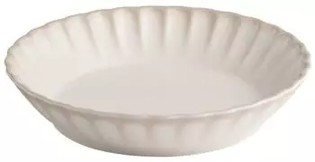 APS ARUMI Teller, tief, &Oslash; 22,5cm, wei&szlig;/beige