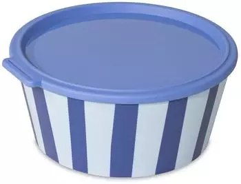 Koziol Nora Box Schale mit Deckel, 2,2l, sweet blue/strong blue