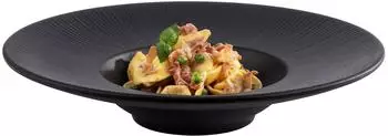 APS NERO Pastateller Melamin, schwarz, &Oslash; 29cm (85098)