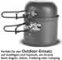 Stahlwerk Camping Kochtopf-Set 4-teilig, Aluminium, Antihaftbeschichtung (6487)